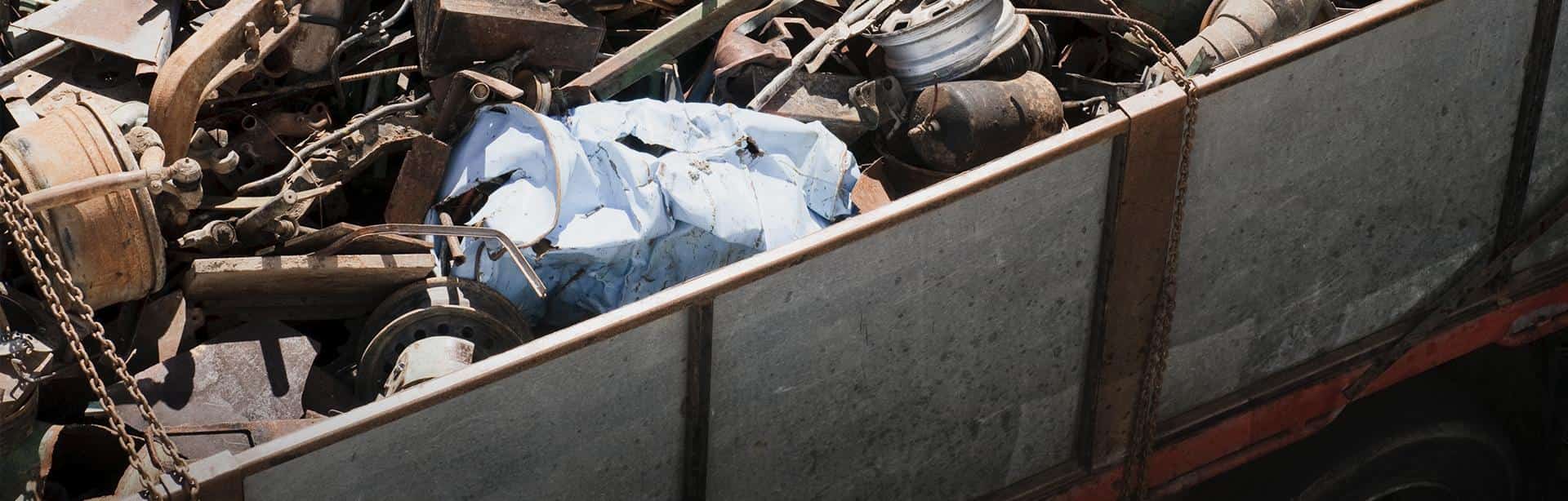 Złom na złomowisku